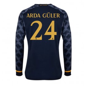 Real Madrid Arda Guler #24 Borta Kläder 2023-24 Långärmad